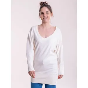 Sweat-shirt maxi personnalisé pour femme en forme de V – Sweats à capuche et sweats promotionnels personnalisables - Product Image 4