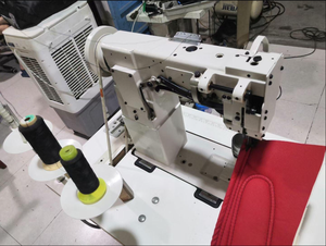 Machines à coudre DIY à double aiguille avec poignée en plastique, support OEM pour la couture de matériaux de moyenne épaisseur tels que le cuir et les tissus d'ameublement - Product Image 2
