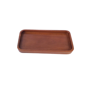 Vente en gros de plateaux de service rectangulaires en bois naturel respectueux de l'environnement Nouveau design Plats et assiettes en bois naturel pour la nourriture pour les fêtes - Product Image 6