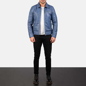 Top vente élégant Puffer Bomber moto veste High Street en cuir véritable meilleure qualité veste d'hiver - Product Image 4
