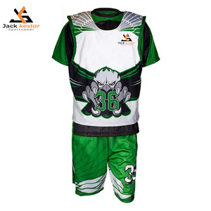 Vêtements de football professionnels légers en polyester 100 % à séchage rapide, vêtements de lacrosse, best-seller, imprimés pour équipe, respirants - Product Image 1