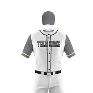 Uniformes de Béisbol Deportivos Ligeros con Logotipo Personalizado, Corte Regular, Conjuntos de Uniformes Deportivos Totalmente Personalizables - Product Image 5