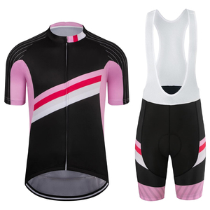 Venta al por mayor personalizado barato hombres manga corta bicicleta uniforme mujeres ciclismo uniforme - Product Image 4