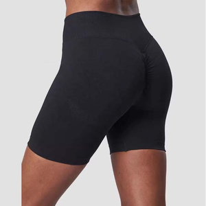 Bonne qualité femmes Gym Biker Shorts respirant Spandex Polyester mélange taille élastique décontracté vêtements de sport femmes pour 2025 - Product Image 4