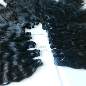 100% extensions de cheveux vierges bruts Remy Style indien de vague d'eau vague profonde et lâche faisceaux de cheveux humains non traités des vendeurs - Product Image 2