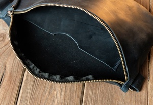 Bolso bandolera de cuero para hombre, cofre marrón, regalo de aniversario de utilidad genuina para marido o novio, bandolera de lujo, LCB-0066 - Product Image 4