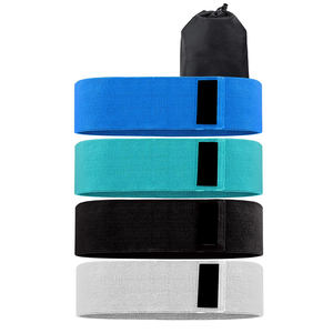 Banda de resistencia de cadera con logotipo personalizado de color OEM banda de resistencia de cadera de bucle privado personalizada de Pakistán - Product Image 5