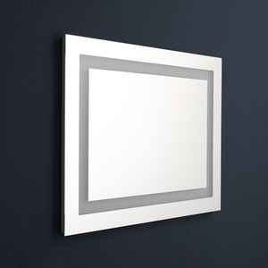 Miroir de salle de bain LED réversible 80x60 cm avec capteur tactile, produit moderne et élégant - Product Image 3