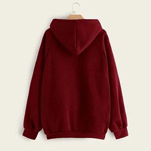 Modern USA Ladies Hoodie Sweatshirt Oversized Fleece Pullover Stylish Casual Wear Bulk Supplier - Product Image 5