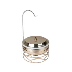 High Quality Round Stainless Steel Chafing Dish <b>Buffet</b> With Hammered Dome Antique Design <b>Food</b> <b>Warmer</b> For Hotel Catering Events - Product Image 3