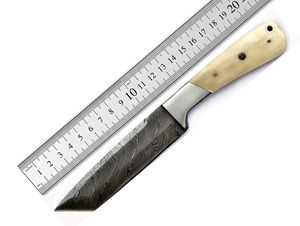 Personnalisable de qualité supérieure fait à la main en acier damas chasse Bowie Skinner couteau confortable manche en bois poignée OEM pris en charge - Product Image 6