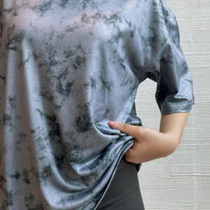 Camisetas de Verano Holgadas con Estampado Tie Dye Vintage para Mujer, Transpirables, de Algodón, Estilo Urbano, con Logotipo y Personalización de Marca Privada - Product Image 4