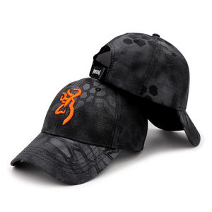 Casquette de baseball vintage de haute qualité avec logo personnalisé OEM, broderie 3D, casquette de papa, impression camouflage personnalisée pour la chasse - Product Image 4