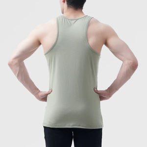 Customized <b>Striped</b> Design Stylish Fitness Men's <b>Tank</b> <b>Tops</b> / OEM Summer Men's Cotton <b>Tank</b> <b>Top</b> With Wholesale Cheap Price - Product Image 2