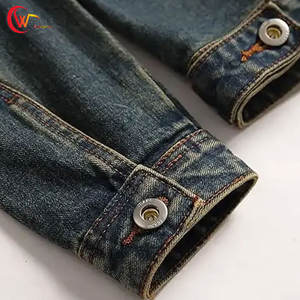 เสื้อแจ็กเก็ตยีนส์สำหรับผู้ชายสีทึบแนวสตรีทเสื้อแจ็กเก็ตยีนส์สำหรับฤดูหนาวใส่สบายแฟชั่นใหม่2025 - Product Image 4