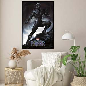 Modern Black Panther <b>Poster</b> Stance Durable Paper Design for Wall Use - Product Image 2