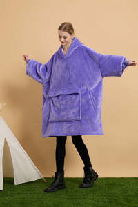 เสื้อฮู้ดเชอร์ปาสำหรับผู้ชาย ผ้าฟลีซเนื้อนุ่ม ซับในด้วยผ้าขนแกะ เหมาะสำหรับสวมใส่ในสภาพอากาศหนาวเย็น ใช้ได้ทุกวัน - Product Image 3