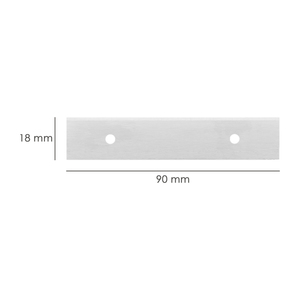 Lama raschiatrice rettangolare in vetro (10 pezzi) - Product Image 2