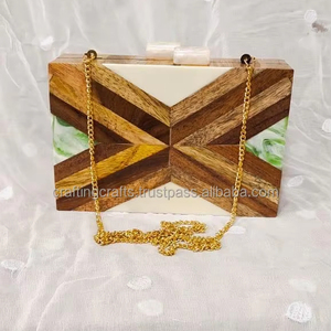 Bolso de mano estilo Ángel pintado a mano de resina de buena calidad superventas para mujer a precio barato regalo de boda - Product Image 3