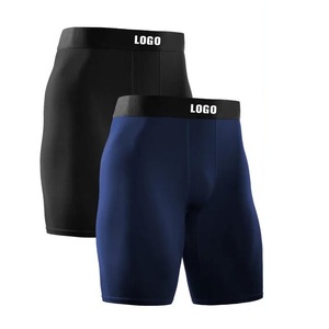 Shorts de sport serrés hommes été séchage rapide Fitness course élastique basket-ball bas entraînement GYM Compression Shorts - Product Image 3