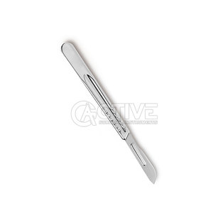 Cuchillo de mango de bisturí quirúrgico estéril de acero inoxidable para uso médico cuchillo de mango de bisturí ligero - Product Image 5