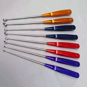 Cureta de hueso cervical manual de acero inoxidable de 8 piezas, instrumentos ortopédicos para columna vertebral - Product Image 6