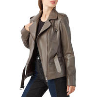 Tendance USA : Blouson Moto Femme Grande Taille Personnalisé en Similicuir Doublé Polaire Respirant – Qualité Supérieure et Style Tendance