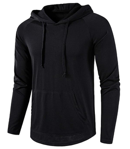 เสื้อ100% ถักแบบสวมหัวของผู้ชายเสื้อฮู้ดแบบสวมหัวผ้าโพลีเอสเตอร์ระบายอากาศได้ดีเป็นมิตรกับสิ่งแวดล้อมผ้าคอตตอนผสมฤดูใบไม้ร่วง - Product Image 4