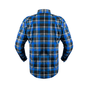 เสื้อเชิ้ตผ้าโพลีเอสเตอร์หนาสำหรับผู้ชายสีดำแดงทรงหลวมโลโก้ตามสั่งสำหรับฤดูหนาว - Product Image 4