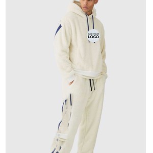 Chándal de 2 piezas para hombre, Sudadera con capucha atlética para correr, conjunto de traje de Jersey de manga larga deportivo informal para hombre - Product Image 5