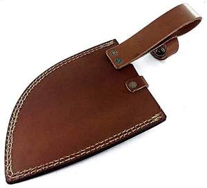 Cuchillo serbio de acero al carbono hecho a mano profesional 2023, cuchilla afilada con funda de cuero, cuchillos de cocina a la venta - Product Image 5