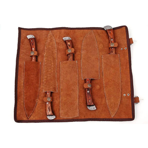 Ensemble de couteaux de chef professionnels en acier Damas faits à la main, durables, ambidextres, à lame large - Product Image 5