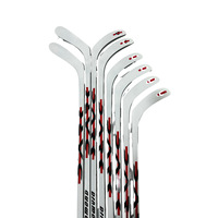Bâton de hockey à lame courbée tissée 2026 |   Fibre de carbone 18K P92/P28 |   Tige carrée à double concavité |   Poignée Gauche/Droite
