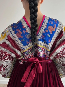 Vestido Kuchi Vintage étnico tradicional afgano/Pakistán ropa de fiesta vestido Kochi multicolor accesorio de ropa musulmana 8010 - Product Image 2