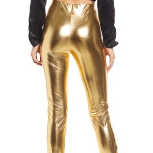 Nuevo Fitness logotipo personalizado cintura alta transpirable cepillado Material suave cintura alta mujeres gimnasio Yoga Leggings - Product Image 1