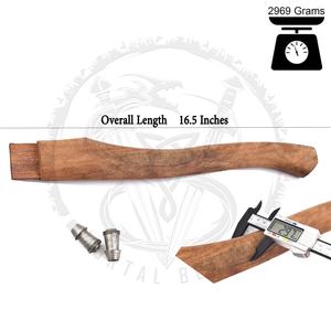 Hache à arbre incurvé de haute qualité avec poignée de rechange en bois pour le bricolage et l'utilisation industrielle poignée de remplacement pour hache à hache à main - Product Image 5