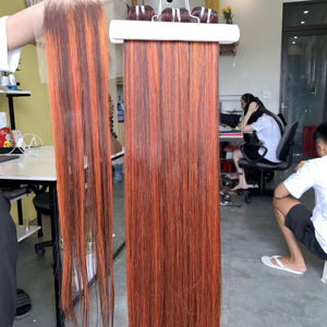 Peluca de extensión de cabello humano Remy virgen vietnamita para mujeres negras 100% hueso sedoso recto 30 pulgadas longitud del paquete trama única - Product Image 1