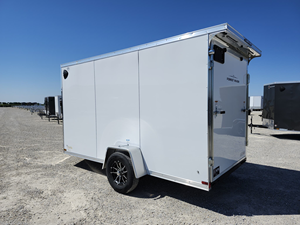 6x12 Enclosed Cargo <b>Trailer</b> 3500lbs Single Axle Box <b>Trailer</b> 78in Interior Height Steel Cargo <b>Trailer</b> for Sale - Product Image 3