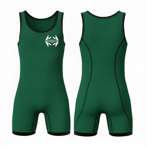 ชุดนักมวยปล้ำเยาวชนแบบมืออาชีพ Namissm Interprize ผ้าโพลีเอสเตอร์ระบายอากาศ + สแปนเด็กซ์ แบบไม่มีสายรัด ปิดด้วยกระดุมแบบสแนป สามารถสั่งทำได้ - Product Image 1