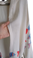 Albornoz con Capucha de Algodón Muselina Turca, de Secado Rápido, Ecológico, Colorido, Suave, para el Hogar, la Playa, el Spa, para Mujeres y Hombres, Talla Personalizada, para Uso Diario
