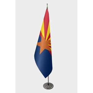 อุปกรณ์เสริมสำหรับติดตั้งธงในร่มอย่างเป็นทางการของรัฐแอริโซนา - Product Image 1