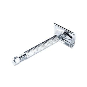 Classique hommes rasage doux épilation rasoir avec petite brosse réglable sécurité rasoir visage homme femme tête Logo - Product Image 3