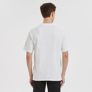 Vêtements pour hommes vente en gros T-shirts noirs décontractés de haute qualité avec logo imprimé personnalisé surdimensionné pour hommes - Product Image 3