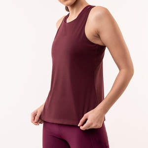 เสื้อกล้ามระบายอากาศพรีเมี่ยมสำหรับผู้หญิงเสื้อเล่นโยคะผ้าแคนวาสสำหรับฤดูร้อน - Product Image 5
