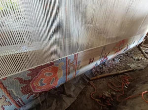 High Quality Hand Knotted Wool Bamboo Silk Embroidered <b>Rug</b> Abstract Area <b>Rugs</b> for Home Decor Living Hall Door Prayer Office - Product Image 3