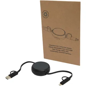 Alasia 5 in 1 Cavo USB Ecologico Sostenibile Promozionale - Product Image 2