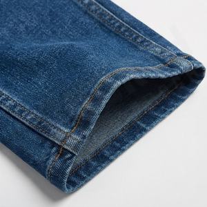 <b>Women</b> Custom Made OEM Flared <b>Jeans</b> Pants Winter Denim Pocket Button Breathable Slim Pant Custom Logo Premium Stylish Streetwear - Product Image 6