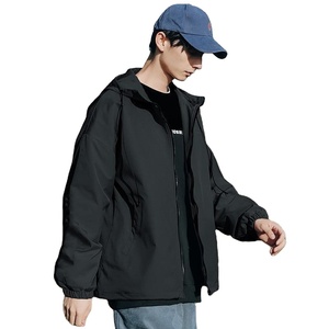 Veste Softshell décontractée pour homme de haute qualité, doublée pour l'hiver, logo personnalisé, respirante, coupe-vent, imperméable, séchage rapide, à capuche - Product Image 3