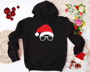 เสื้อมีฮู้ดลาย3D แบบสวมหัวจั๊มเปอร์ของเยาวชนและผู้ใหญ่หมวกคริสต์มาสซานต้าสเวตเชิ้ตมีฮู้ด MS-HD-3373สำหรับฤดูหนาว - Product Image 1