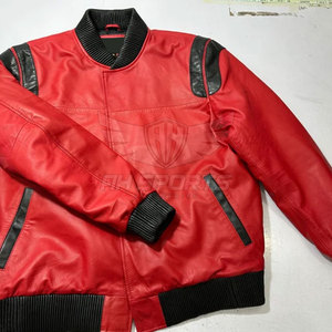 Vêtements de sport personnalisés, manches longues, survêtement en cuir pour homme, créez votre propre survêtement en cuir pour homme - Product Image 5